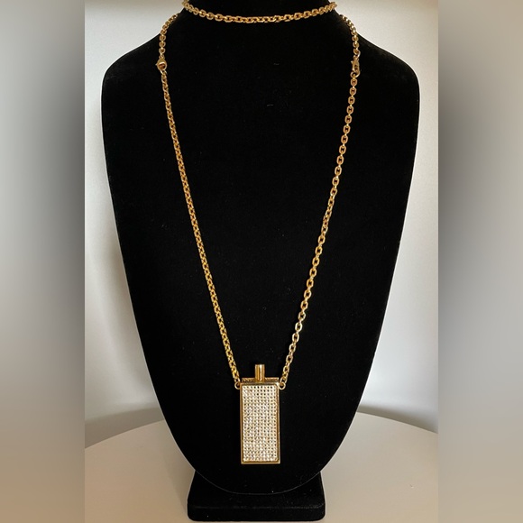 Vintage Judith Lieber perfume bottle Necklace - Picture 7 of 10